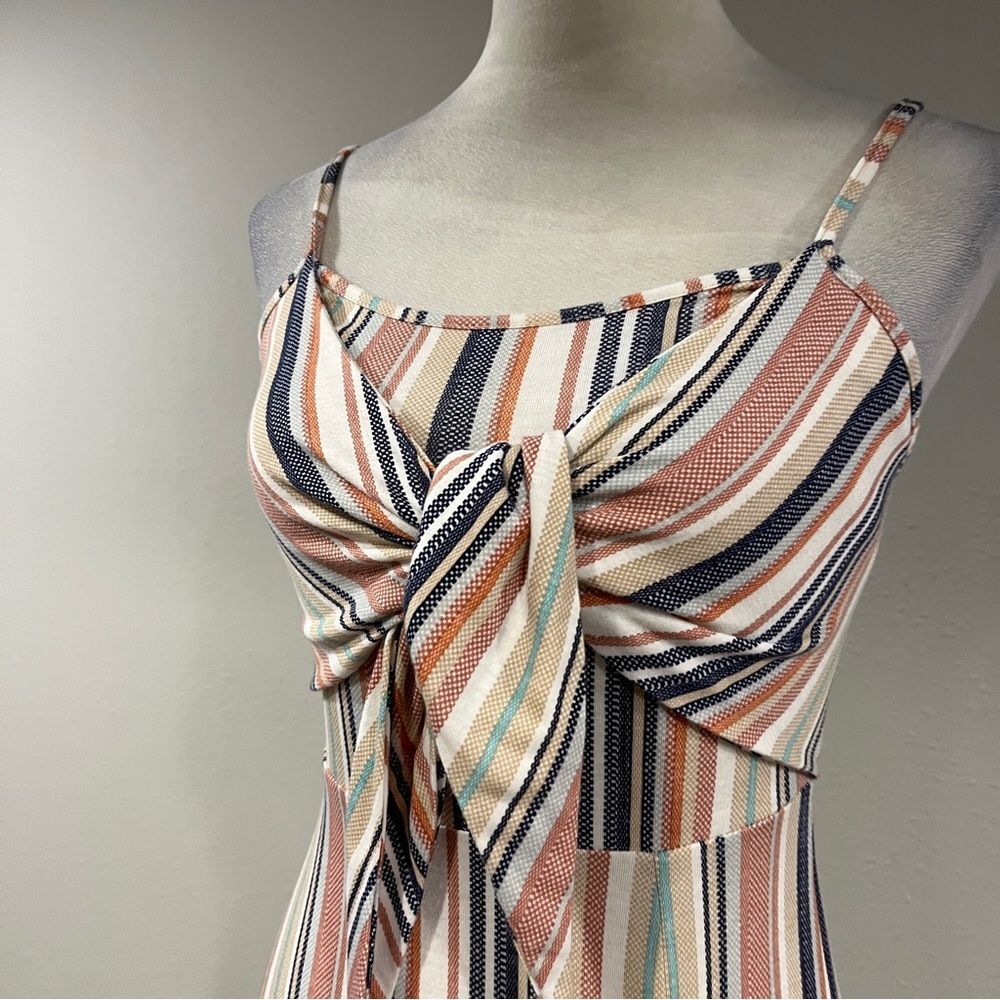 Derek Heart Multicolor Striped maxi Dress size extra‎ small - Picture 2 of 12
